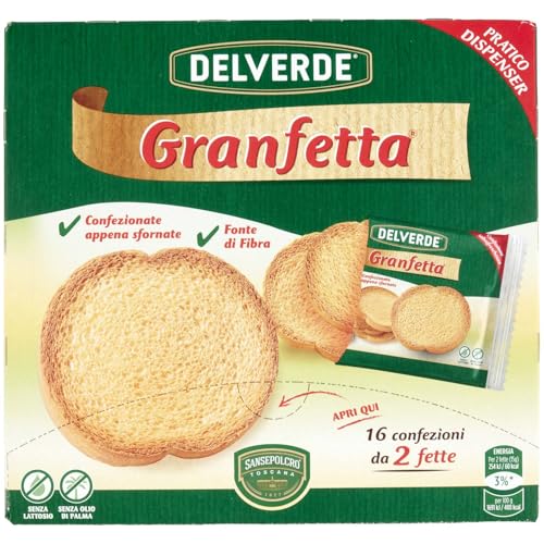 Buitoni Granfetta Classica Fette Biscottate 16 Einzelportionen a 2 Zwieback 240g von Buitoni