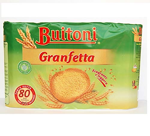 Buitoni Granfetta Fette Biscottate 80 fette Zwieback duftend und leicht Kekse 600g von Buitoni