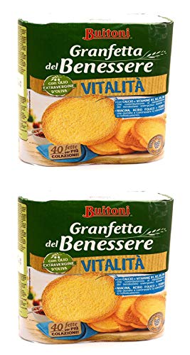 Buitoni: "Granfetta" Fette Biscottate 40 Count – Vitaminisierter italienischer Toast, 300 g, 2 Stück Buitoni: "Granfetta" Fette Biscottate 40 Count – Vitaminisierter italienischer Toast, 300 g, 2 Stück von Buitoni