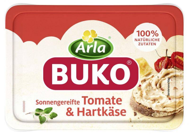 Arla Buko Frischkäse sonnengereifte Tomate & Hartkäse von Buko