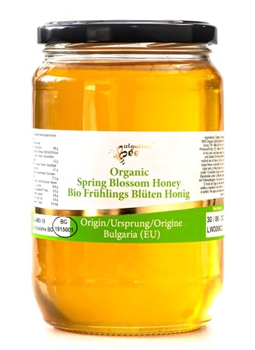 900 g Bio Frühlings Wald Blüten Bienen Honig von Bulgarian Bee