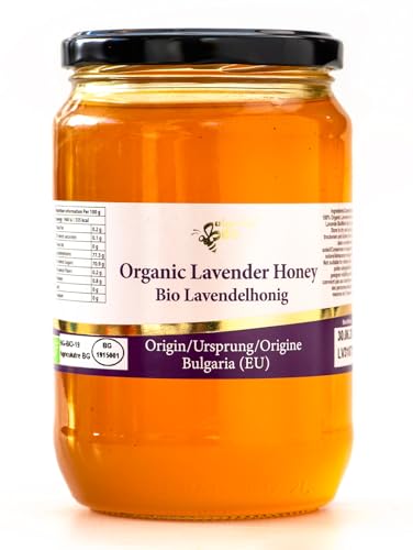 900 g Bio Lavendel Blüten Honig, weiche Kristallisation von Bulgarian Bee