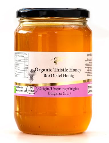 900 g Distel Bienen Honig, Wilde Distelwiesen, vollständig kristallisiert 900 g Distel Bienen Honig, Wilde Distelwiesen, vollständig kristallisiert von Bulgarian Bee