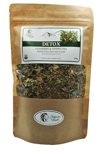 Bulgarian Wealth Detox Cleansing & Toning Tea, Natürliche Frucht & Kräuter, aus bulgarischen Bergen, 200 g von Bulgarian Wealth