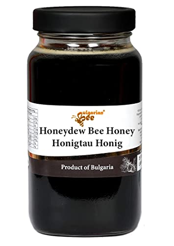 Bulgarian Bee 900 g Schwarz Honigtau Honig aus Eichenblättern von Bulgarian Bee