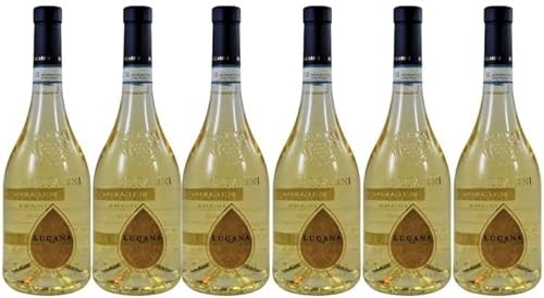 6 x Lugana Gocce d´Oro DOC 2021 von Cantina Bruno Bulgarini im Sparpack (6x0,75l), trockener Weisswein aus der Lambordei von Bulgarini