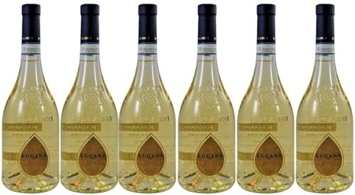 6 x Lugana Gocce d´Oro DOC 2024 von Cantina Bruno Bulgarini im Sparpack (6x0,75l), trockener Weisswein aus der Lambordei von Bulgarini