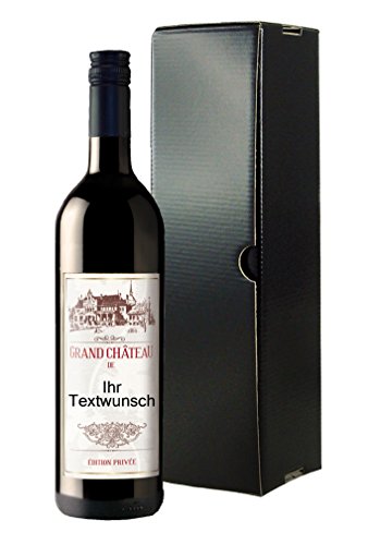 Namens-Rotwein Motiv Grand Château von Bull & Bear