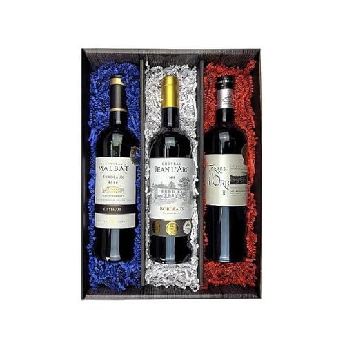 Bull & Bear Vive la France! Probierpaket 3 preisgekrönte Rotweine (3 x 0.75 l), Weingeschenk mit französischen Weinen von Bull & Bear
