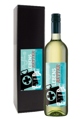 Bull & Bear Wein Geschenk "Lebensretter", Chardonnay 0,75 l, elegantes Geschenk Bull & Bear Wein Geschenk "Lebensretter", Chardonnay 0,75 l, elegantes Geschenk von Bull & Bear