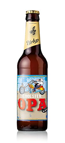 Bull & Bear Bierträger personalisiert, 6x 0,33l Bier Export Urtyp "Coolster Opa" mit Name, 5,1% vol., lustiges Biergeschenk für Männer, Vatertag, Geburtstag von Bull & Bear