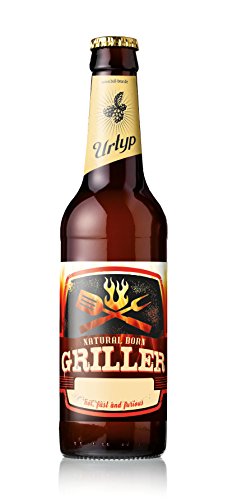 6er Bier-Box Natural Griller mit Namenseindruck von Bull & Bear