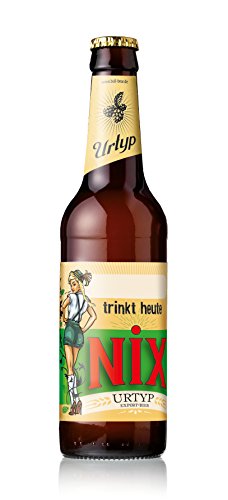 6er Bier-Box mit Namenseindruck " trinkt heute NiX" von Bull & Bear