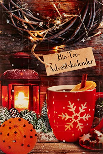 Bull & Bear Bio Tee Adventskalender mit 24 Pyramidenbeuteln in XXL Format, 2x 12 verschiedene Teemischungen wie Früchtetee Kräutertee Grüntee Rooibostee Schwarztee Bull & Bear Bio Tee Adventskalender mit 24 Pyramidenbeuteln in XXL Format, 2x 12 verschiedene Teemischungen wie Früchtetee Kräutertee Grüntee Rooibostee Schwarztee von Bull & Bear