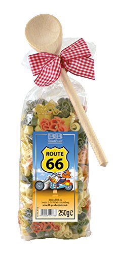 Bull & Bear bunte Motorrad Nudeln 250g, Motivnudeln aus Hartweizengrieß, handgefertigt in deutscher Manufaktur, Pasta Geschenk von Bull & Bear