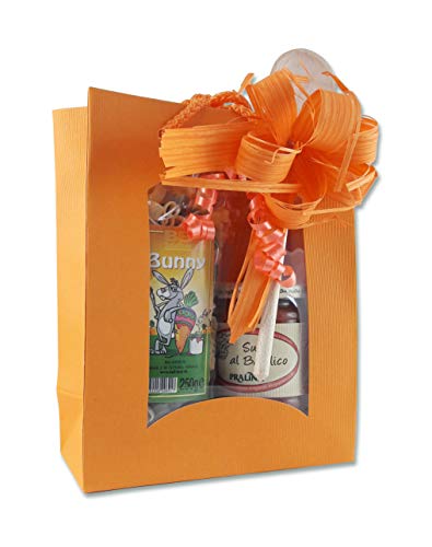 Bull & Bear Pasta bunte Osterhasen-Nudeln Pasta Bunny 250 g, Motivnudeln aus Hartweizengrieß, handgefertigt, im Set mit Sugo al Basilico und Holzlöffel, Geschenk zu Ostern Bull & Bear Pasta bunte Osterhasen-Nudeln Pasta Bunny 250 g, Motivnudeln aus Hartweizengrieß, handgefertigt, im Set mit Sugo al Basilico und Holzlöffel, Geschenk zu Ostern von Bull & Bear