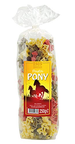 Bull & Bear Pasta bunte Pferde-Nudeln Pasta Pony 250 g, Motivnudeln handgefertigt, Geschenk von Bull & Bear