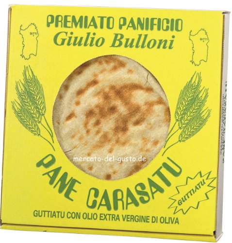 Bulloni Pane Guttiatu / Sardisches Brot mit Olivenöl & Salz 250 gr. von Bulloni