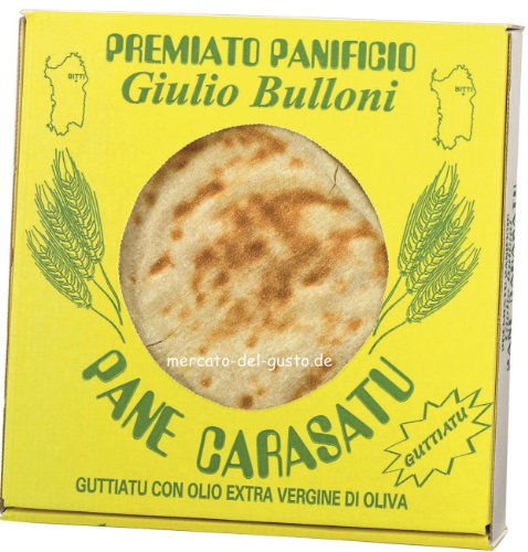 Bulloni Pane Guttiatu / Sardisches Brot mit Olivenöl & Salz 250 gr. Bulloni Pane Guttiatu / Sardisches Brot mit Olivenöl & Salz 250 gr. von Bulloni