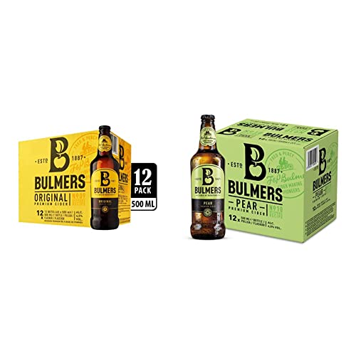 Bulmers Cider Original (12 x 0.5 l) & Pear Cider (12 x 0.5 l) von Bulmers