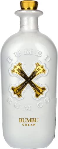 BUMBU CREAM, Premium Rum-Cremelikör mit Chai, Kokosnuss und Zimt Aromen, als süßer Digestif oder sahniger Cocktail, in der 0,7 Liter Flasche, 15% Vol von Bumbu
