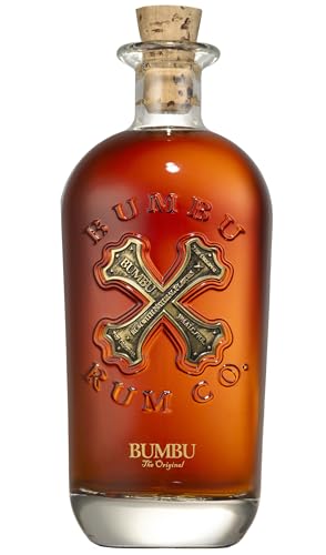 BUMBU The Original Rum, Craft Flavour Spirit, Bourbon-Fass gereift, Gute für Cocktails, karibischer Drink in der 0,7 Liter Flasche, 40% Vol von Bumbu