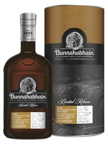 Bunnahabhain 11 Years Old Limited Release 2008-2020 Manzanilla Cask Matured Single Malt Scotch Whisky 70cl von Bunnahabhain