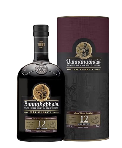 Bunnahabhain 12 Years Old Islay Single Malt Cask Strength Edition 2023 60,1% Vol. 0,7l in Geschenkbox von Bunnahabhain