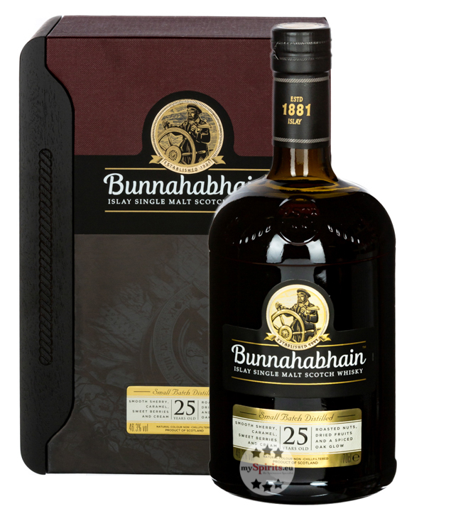 Bunnahabhain 25 Jahre Whisky (46,3 % Vol., 0,7 Liter) von Bunnahabhain