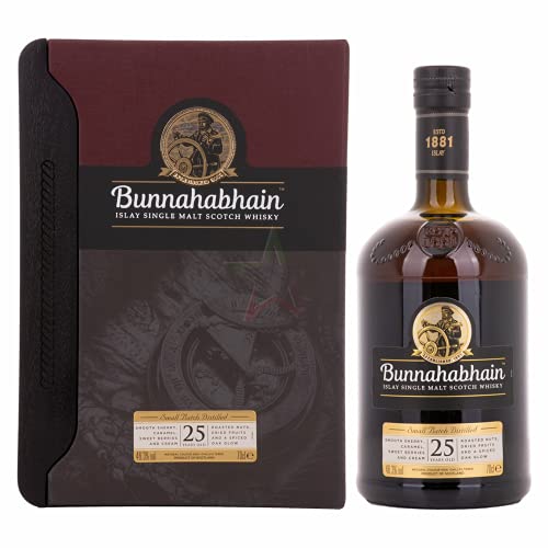 Bunnahabhain 25 Years Old Islay Single Malt Scotch Whisky 46,30% 0,70 Liter von Bunnahabhain