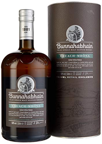 Bunnahabhain Cruach-Mhona Batch No. 8 mit Geschenkverpackung Whisky (1 x 1 l) von Bunnahabhain