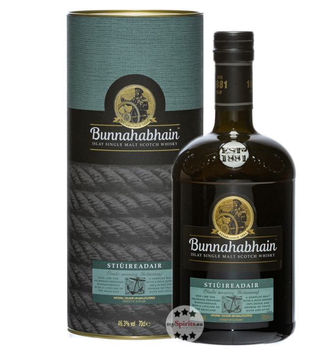 Bunnahabhain Stiùiredair Whisky (46,3 % Vol., 0,7 Liter) von Bunnahabhain