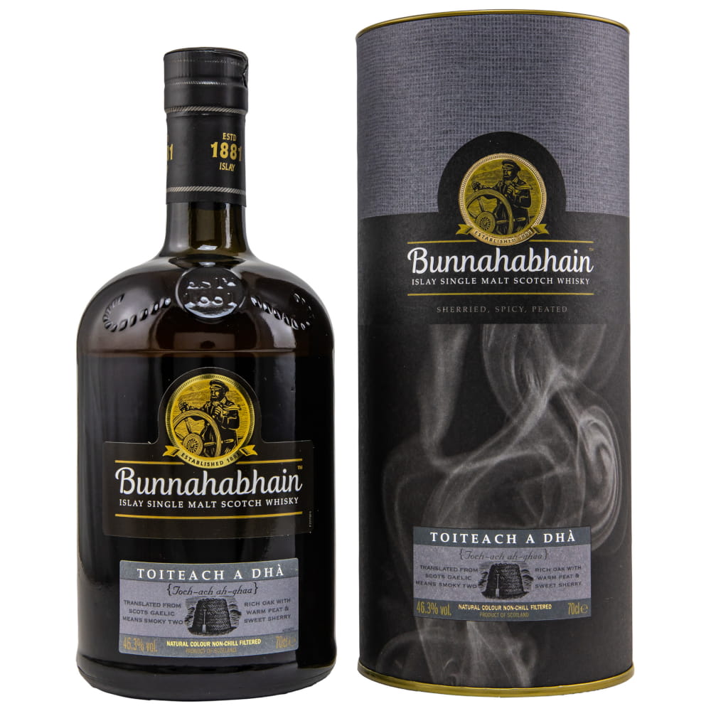 Bunnahabhain Toiteach a Dhà 46,3% vol. 0,7 l Bunnahabhain Toiteach a Dhà 46,3% vol. 0,7 l von Bunnahabhain