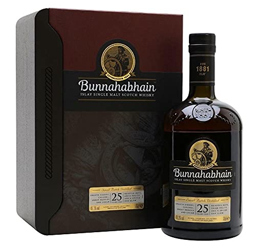 ISLAY SINGLE MALT SCOTCH WHISKY 25 JAHRE I70 CL IN EINER KISTE von Bunnahabhain