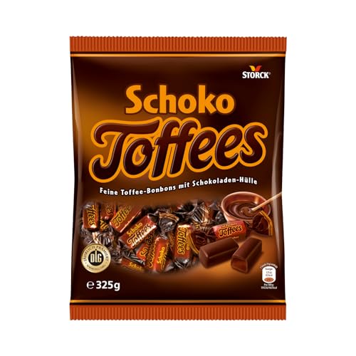 Schoko Toffees mit feinherbem Schokoladenüberzug, 325g von Schoko