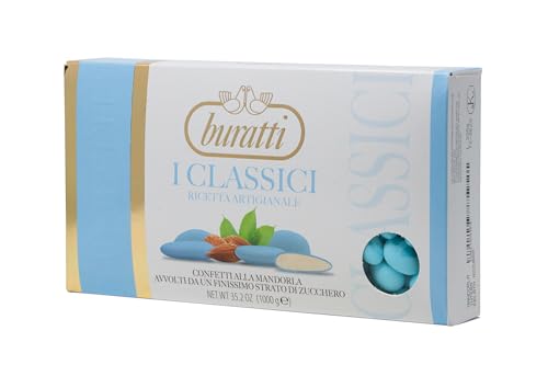 Buratti Confetti Hellblaue Ganze Gezuckerte Mandeln, 1 Stück Buratti Confetti Hellblaue Ganze Gezuckerte Mandeln, 1 Stück von Buratti Confetti