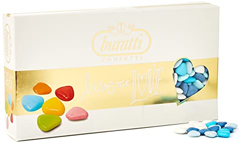 Buratti Confetti Süße Mandeln mit Blauen Pralinen Überzogen, 1 Stück von Buratti Confetti