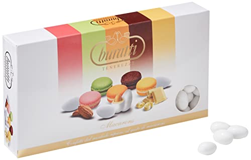 Buratti Confetti Tenerezze Macarons Aroma Schokoladenüberzogene Mandeln, 1 Stück, TEMR100 von Buratti Confetti
