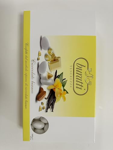 Buratti Confetti Tenerezze Vanillegeschmack Schokoladenüberzogene Mandeln, 1 Stück von Buratti Confetti