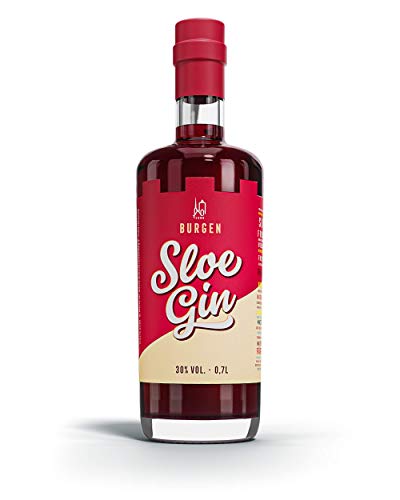 Burgen Sloe Gin Liqueur Schlehen Gin 30% vol. (1x 0,7l) von Burgen Drinks