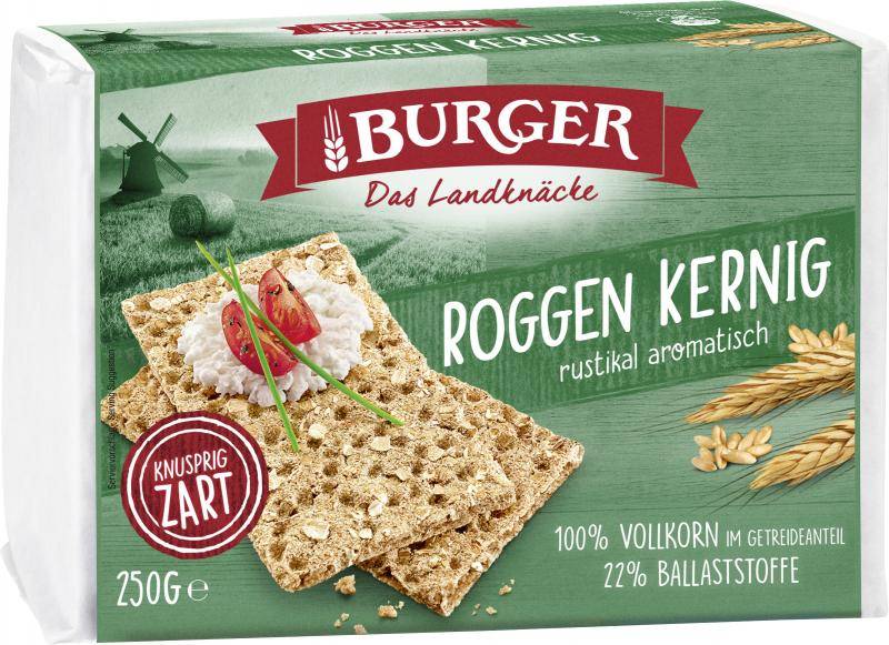 Burger Knäckebrot Roggen Kernig von Burger