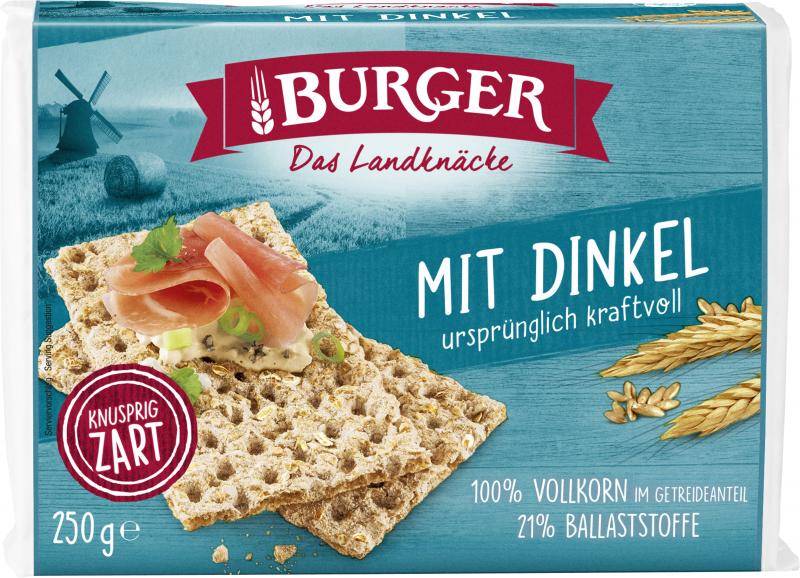 Burger Knäckebrot mit Dinkel von Burger