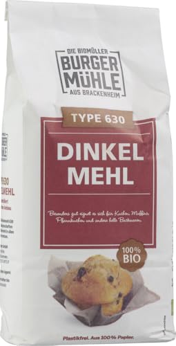 Burgermühle Bio Dinkelmehl Type 630 (1 x 1 kg) von Burgermühle