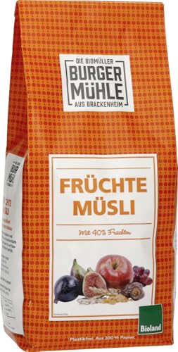 Burgermühle Früchte Müsli, bioland (1 x 750 gr) von Burgermühle