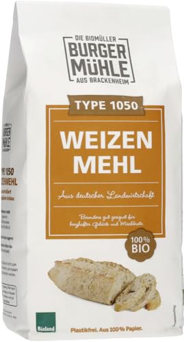 Burgermühle Weizenmehl Type 1050, Bioland (6 x 1 kg) von Burgermühle