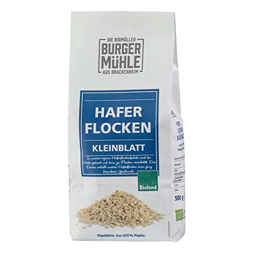 Burgermühle Haferflocken Kleinblatt, 500g von Burgermühle