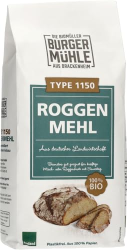 Burgermühle Roggenmehl Type 1150, bioland (2 x 1 kg) von Burgermühle