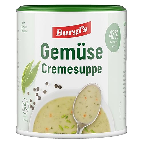 Burgl's Gemüse-Cremesuppe, 42% Gemüseanteil, 600 gr. Burgl's Gemüse-Cremesuppe, 42% Gemüseanteil, 600 gr. von Burgl's