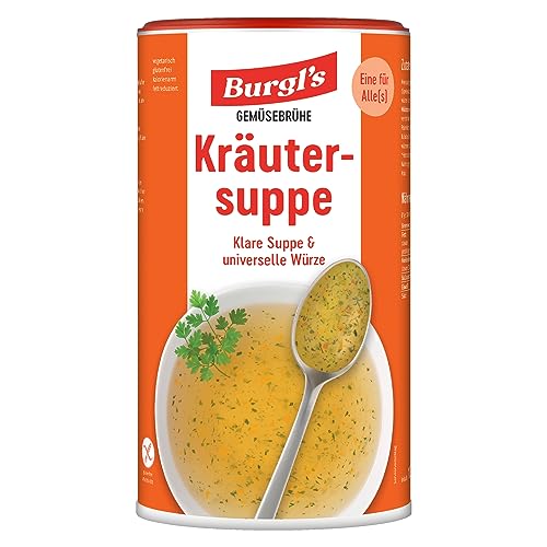 Burgl's Kräutersuppe, klare Gemüsesuppe und Universalgewürz, purer Geschmack, 1000 gr. von Burgl's