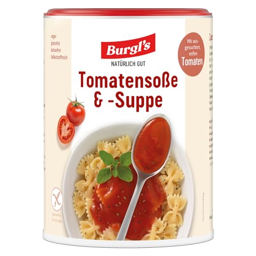 Burgl's Tomatensoße & Suppe aus sonnengereiften Tomaten, 400 gr. Burgl's Tomatensoße & Suppe aus sonnengereiften Tomaten, 400 gr. von Burgl's